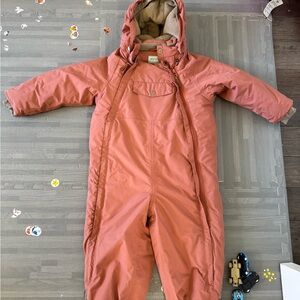 Mini a ture kid fleece snowsuit